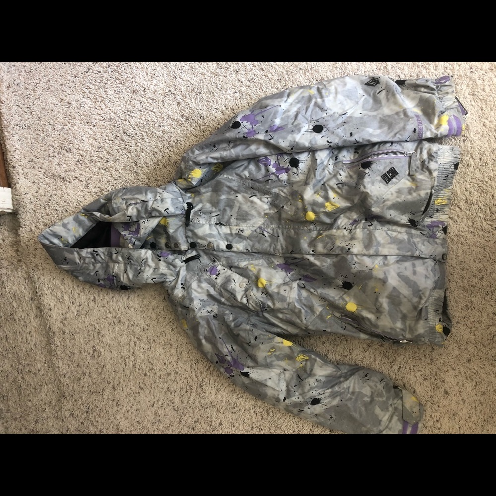 Volcom Splattered Paint Ski Jacket